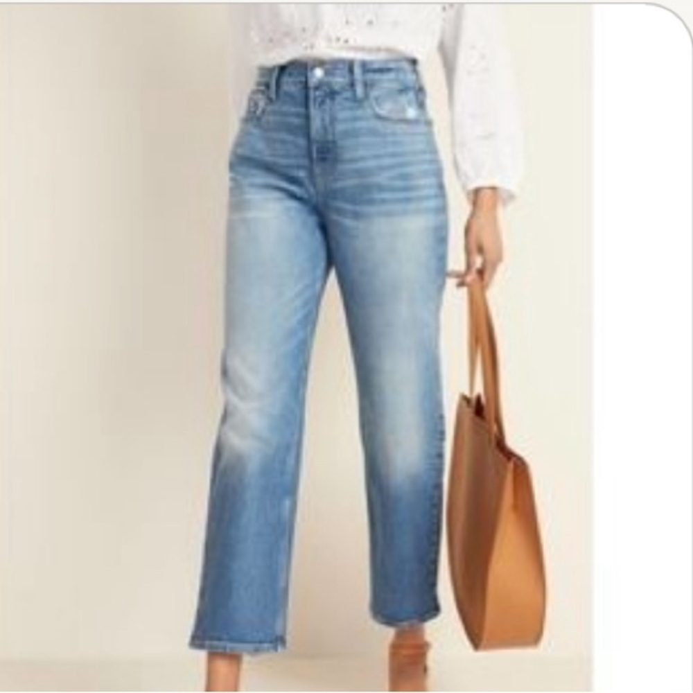 WJ1. Boyfriend Extra High Rise Size 4 • Inseam 27